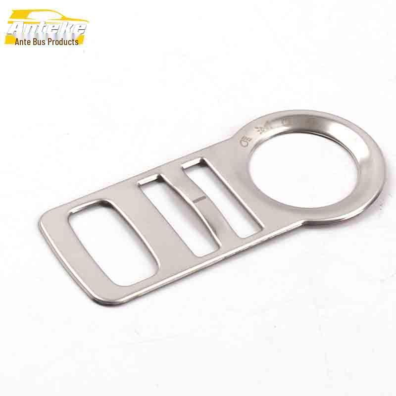 VV7 Headlight Control Decorative Frame Stainless Steel Adjustment Switch Button Trim Accessories