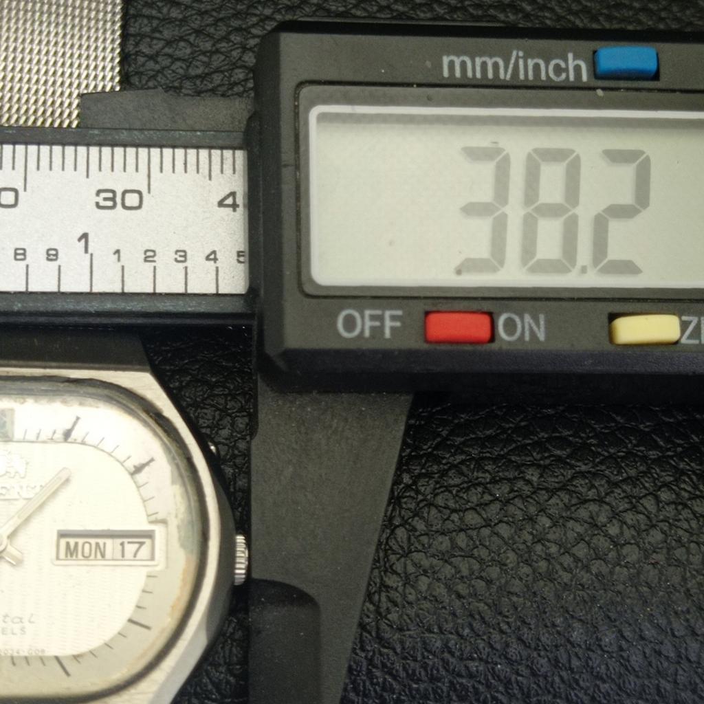 VINTAGE ORIENT CRYSTAL AUTOMATIC JAPAN 46941 HERREN ORIGINAL ZIFFERBLATT UHR a703346-1