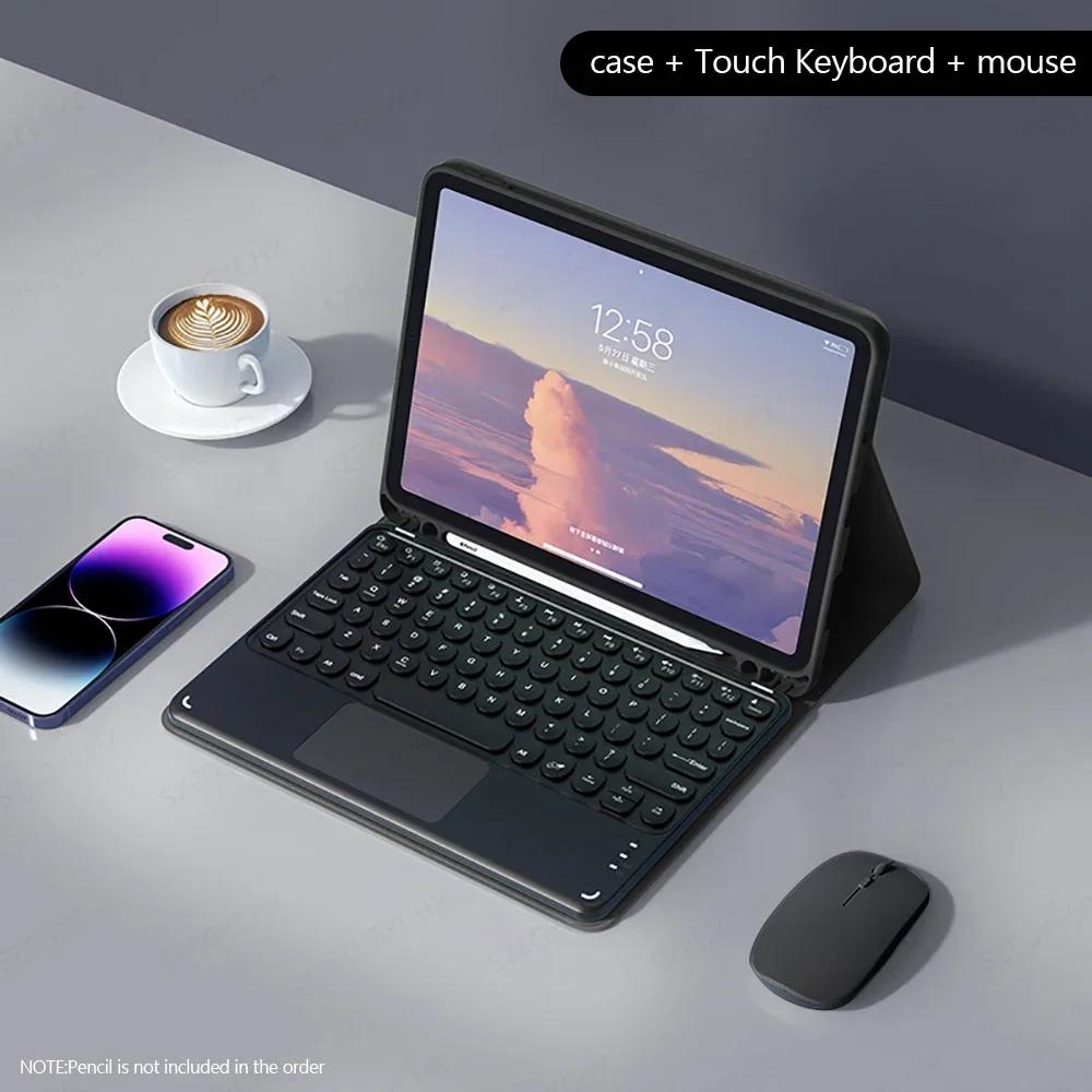 For New Xiaomi Redmi Pad 2 11 Inch 2025 Bluetooth Keyboard Case for Mi Redmi Pad 2 2025 Touch Keyboard Cover Funda
