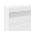 Letto con Libreria e Testiera Bianco 90 x 190 cm Truciolato