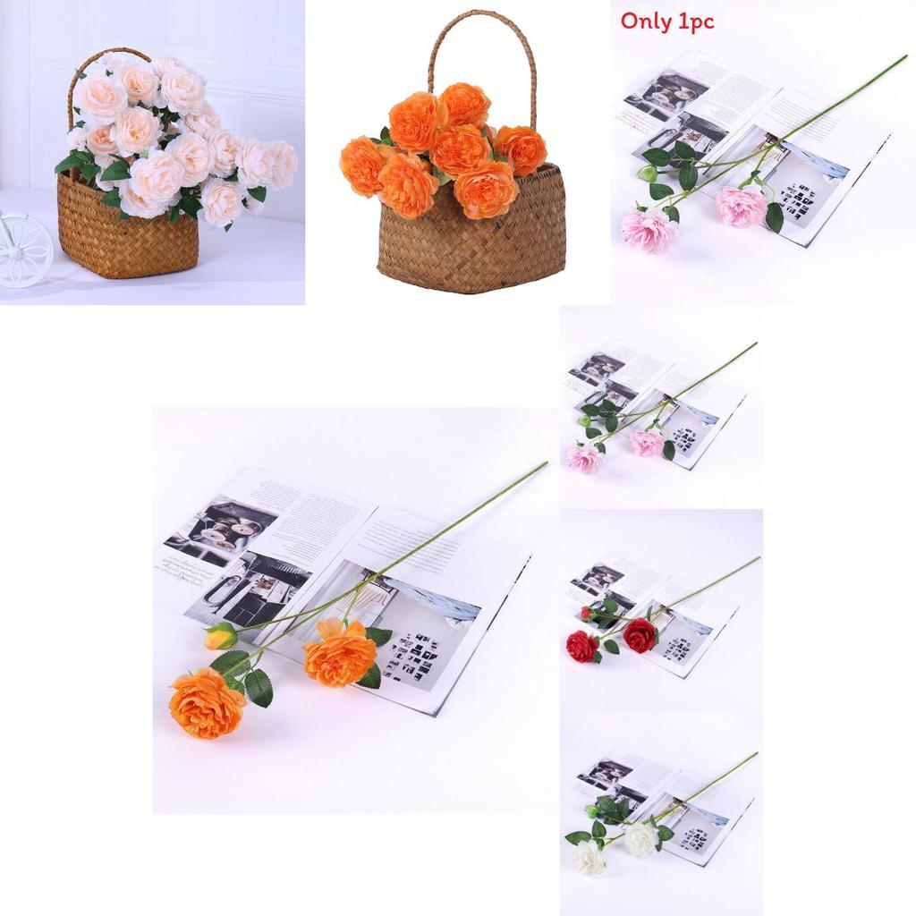 Luxury Silk Peony Flower Stems For Wedding Centerpiece Home Staging Gift For Hosts