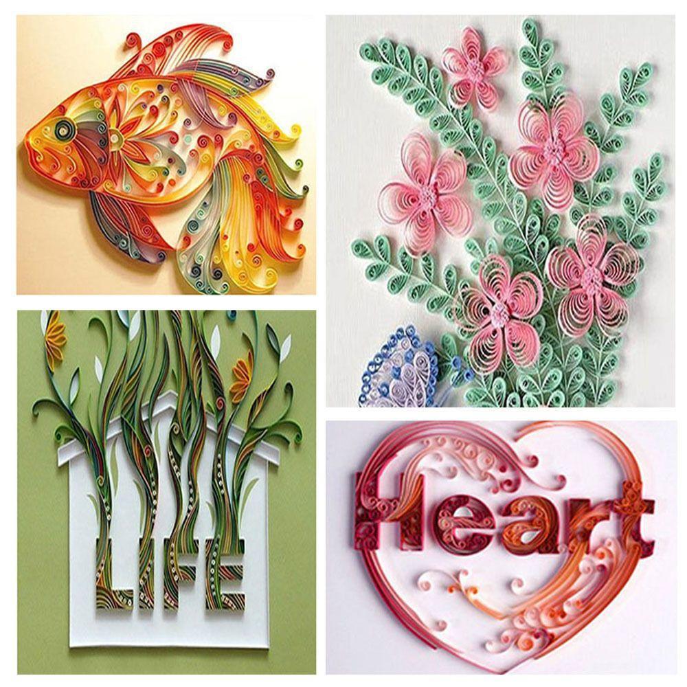 Quilling Paper for DIY Hand Craft, Monochrome Origami Paper, Home Party Event Decor, Handmade Christmas Gift, 120 Stripes, 3mm