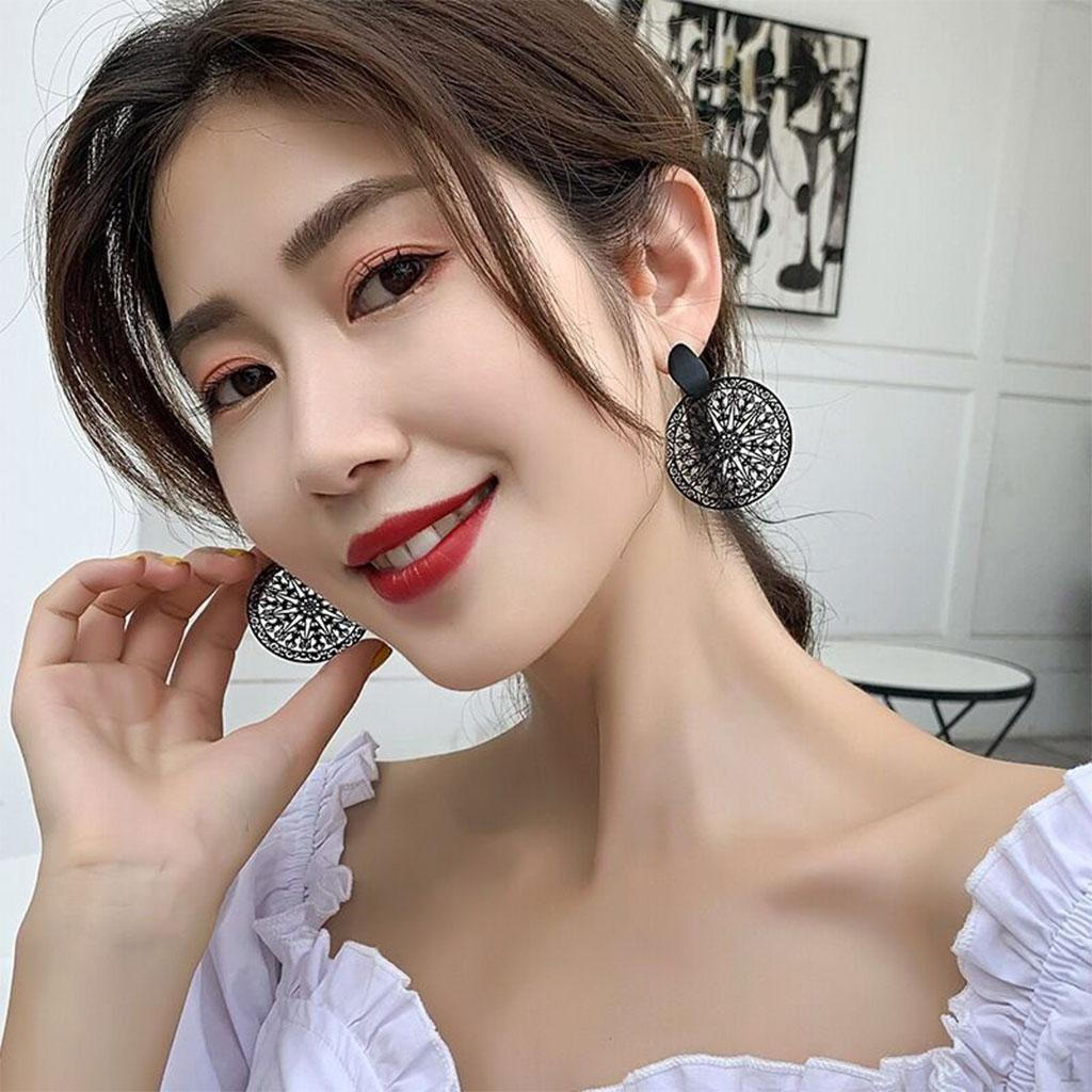 Earrings Studs Drop Dangle Bohemian Hook for Accessories Round