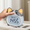 High Quality Multi-functional Alarm Clocks For Kids with Night Light 6 Alarm Tones Corgi Clock Dimmable Display Snooze Function
