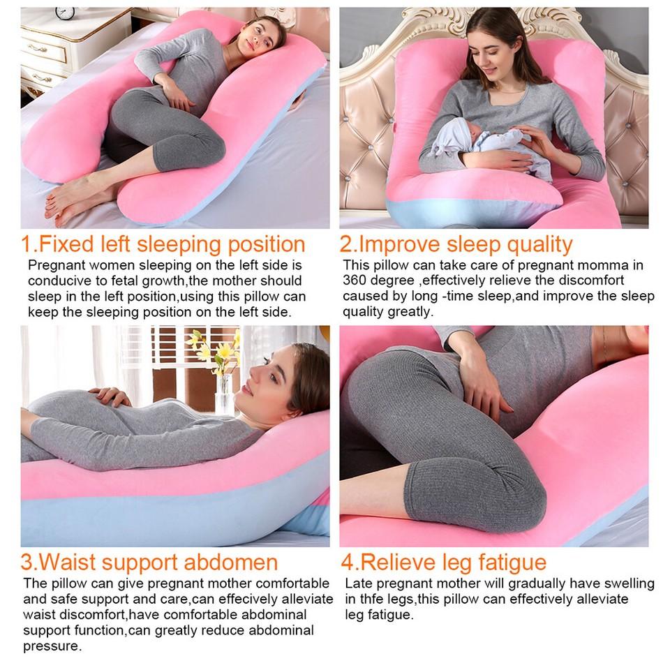 U-Shaped Pregnancy Pillow Full Body Pillow Nursing Pillow for Pregnant Women