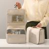 1PC Oxford Fabric White Diagonal Storage Bag, Foldable Hanging Makeup Bag, Travel Toiletry Bag