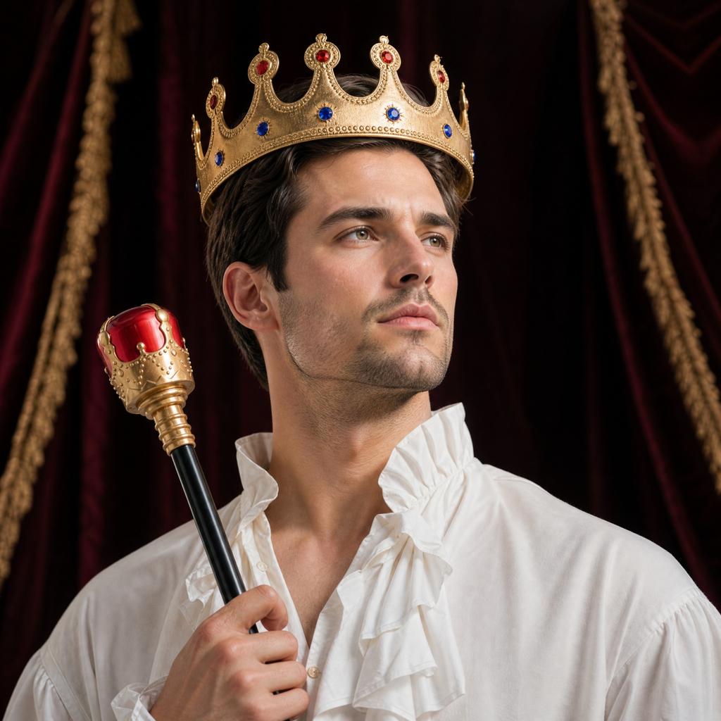 And Scepter Set - Soft and Scepter for Costume Stage Performance