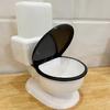 650ML Dispenser d'acqua per toilette per gatti Alimentazione automatica Design a sifone con coperchio antipolvere