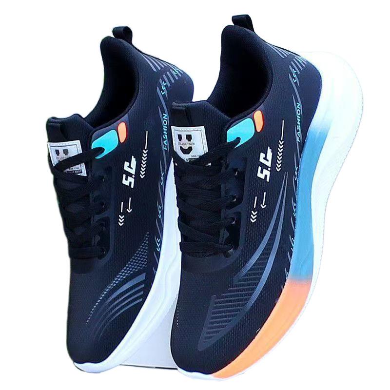 2025 mesh ultra-light sports shoes large size casual shoes silk mesh breathable non-slip youth soft-soled men's shoes running shoes