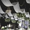 Decoração de Teto para Casamento Swag Tecido Elástico Evento Festa Aniversário Reunião Decoração para Escada Mesa Recepção Arco Casa 5M/10M