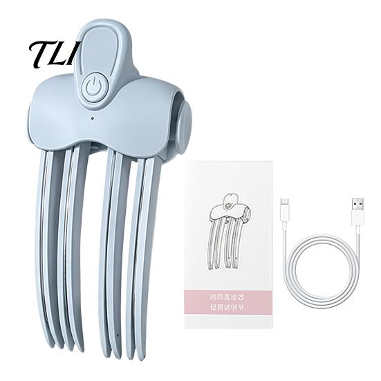 Wireless Hair Root Lifter Heated Volumizing Lift Clip, 2 Temperature Adjustable Fine Flat Fast Heating Tool Styling Comb, Electric Clip for Men Women