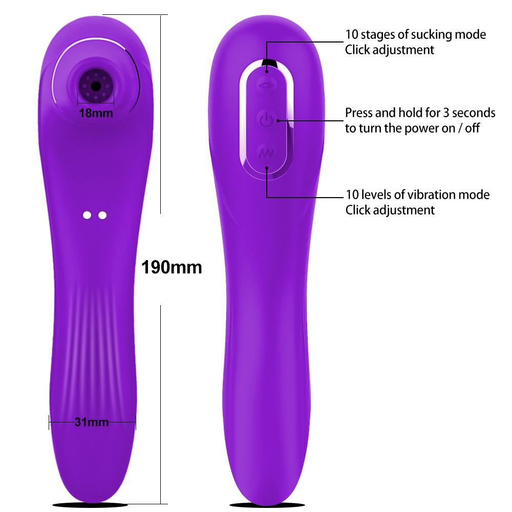 Adult Supplies Sucking Vibrator Female Oral Sucker Clitoris Stimulator Vagina Vibrator Adults Goods Sex Toy for Women Couple 18+
