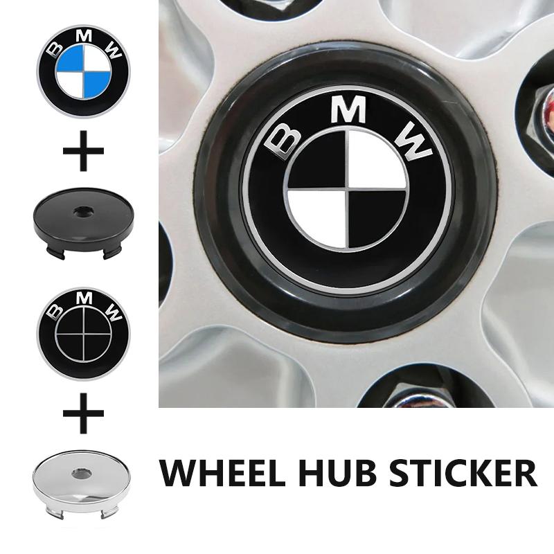 For BMW Car Wheel Center Hub Caps Sticker Auto Emblem Wheel Center Cap M 1 3 4 5 6 7 Series X1 X3 X4 X5 G20 G38 F48 E36 E39