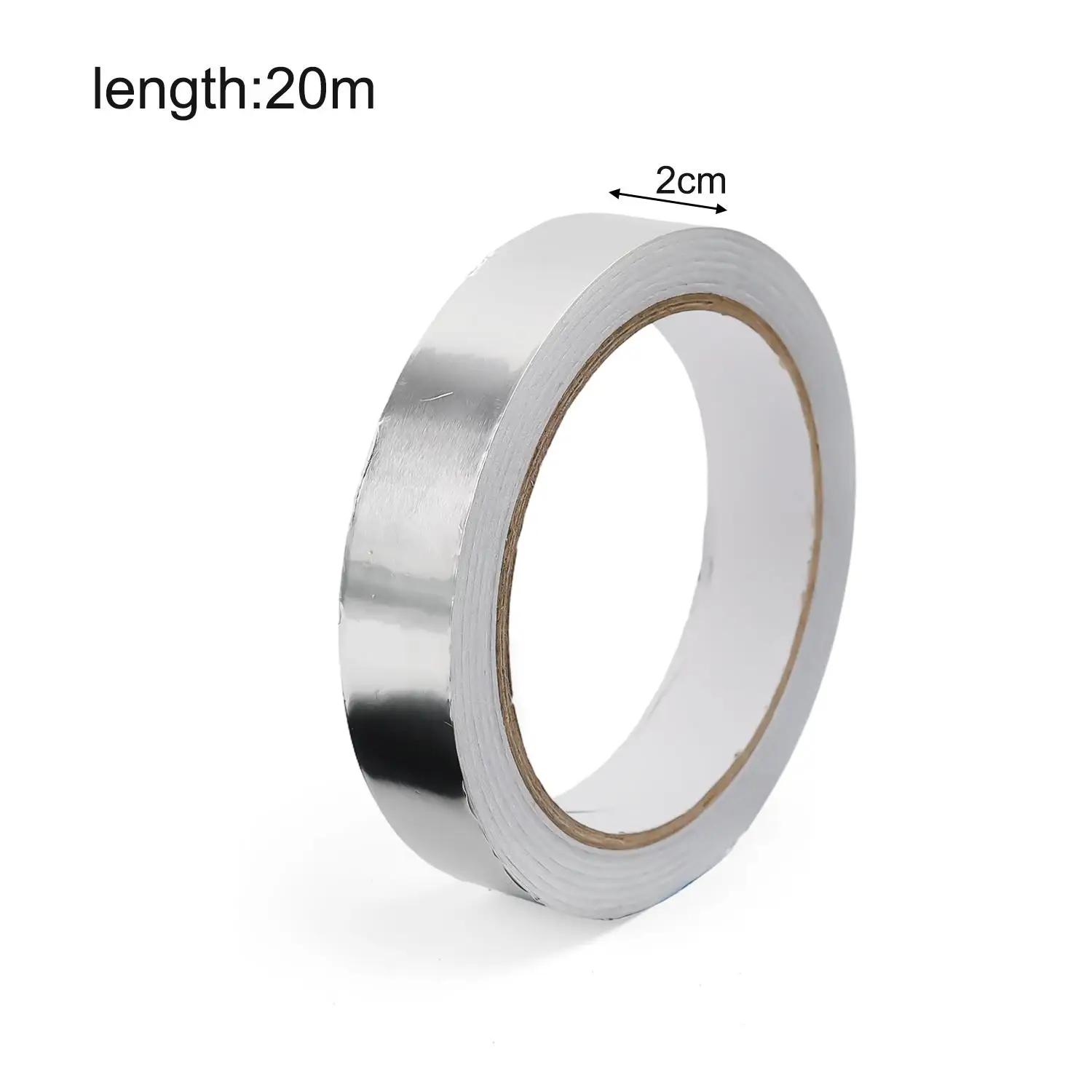 

Aluminum Foil Adhesive Tape Waterproof Garden Plant Tree Graft Protection Repair Patch Multi-purpose Heat Insulation Sealed Tape 1 Roll-(20M)