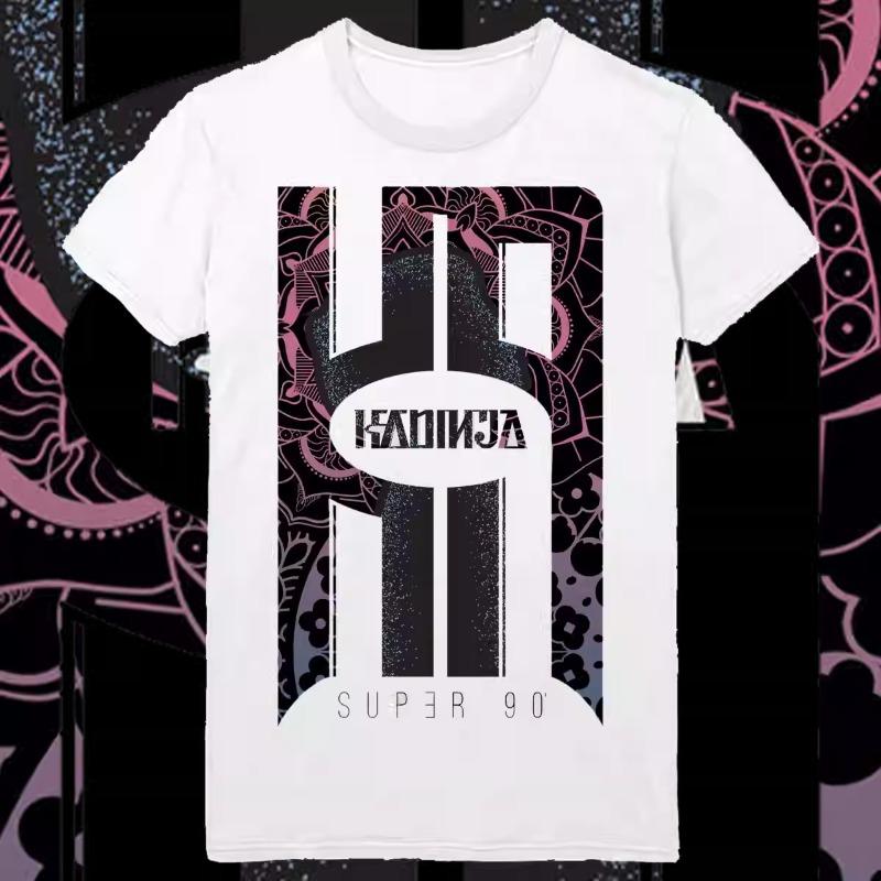 

KADINJA Band T-Shirt Men s Summer Street Crew Neck Short Sleeve Cotton Comfortable Loose Harajuku Men s and Women s Clothing ... S разноцветный