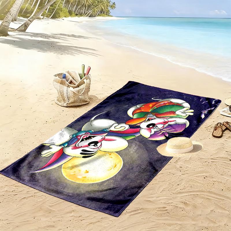 Diddl3 Print Beach Towel, Large Soft Quick Dry Towel for Beach Camping Swimming