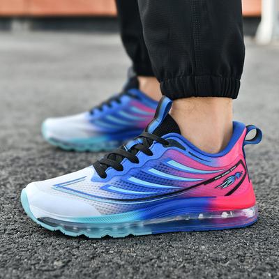 Frühling und Sommer Netz Vollhandfläche Luftpolster Extra große Größe Sport Gummi Abriebfest und rutschfest Laufschuhe