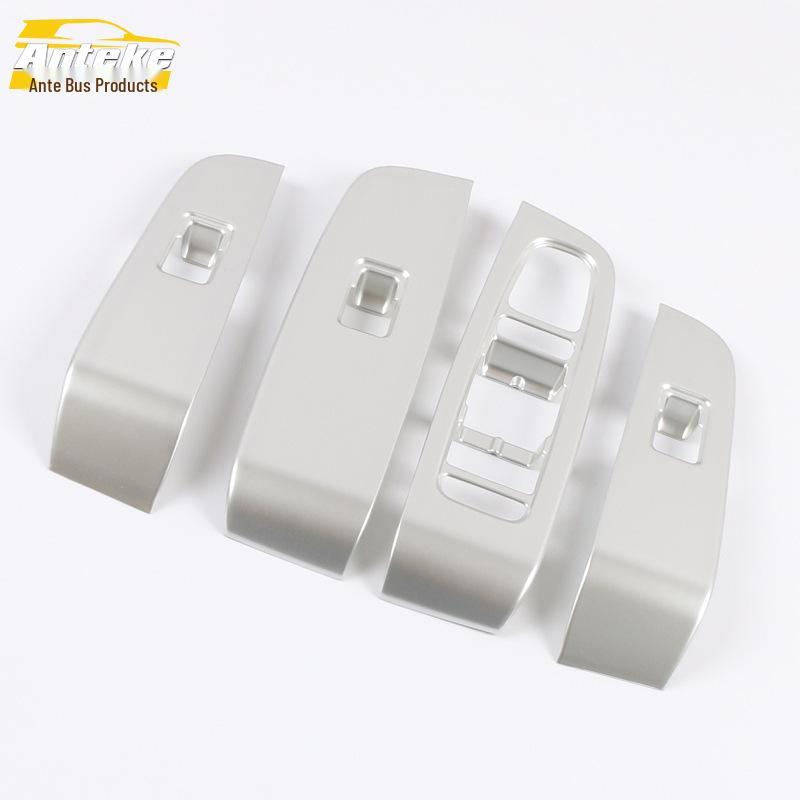 

2020 GS4 Glass Switch Panel Sticker: Car Door Window Armrest Button Frame