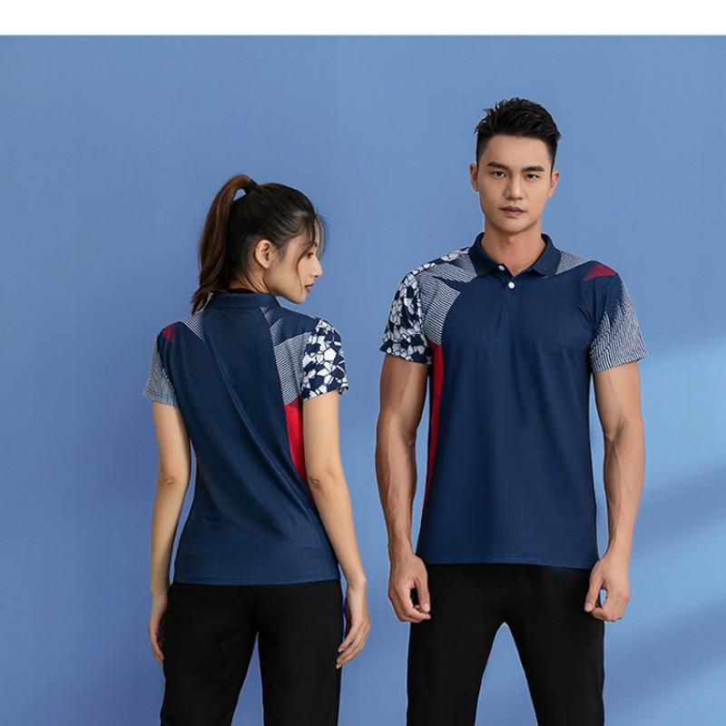 Unisex Badminton Shirt Pants Set Quick Dry Sportswear Training Competition Lightweight Athletic Wear