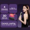 USB Charging Portable Hair Straightener LCD Display Cordless Hair Flat Iron  Family Use