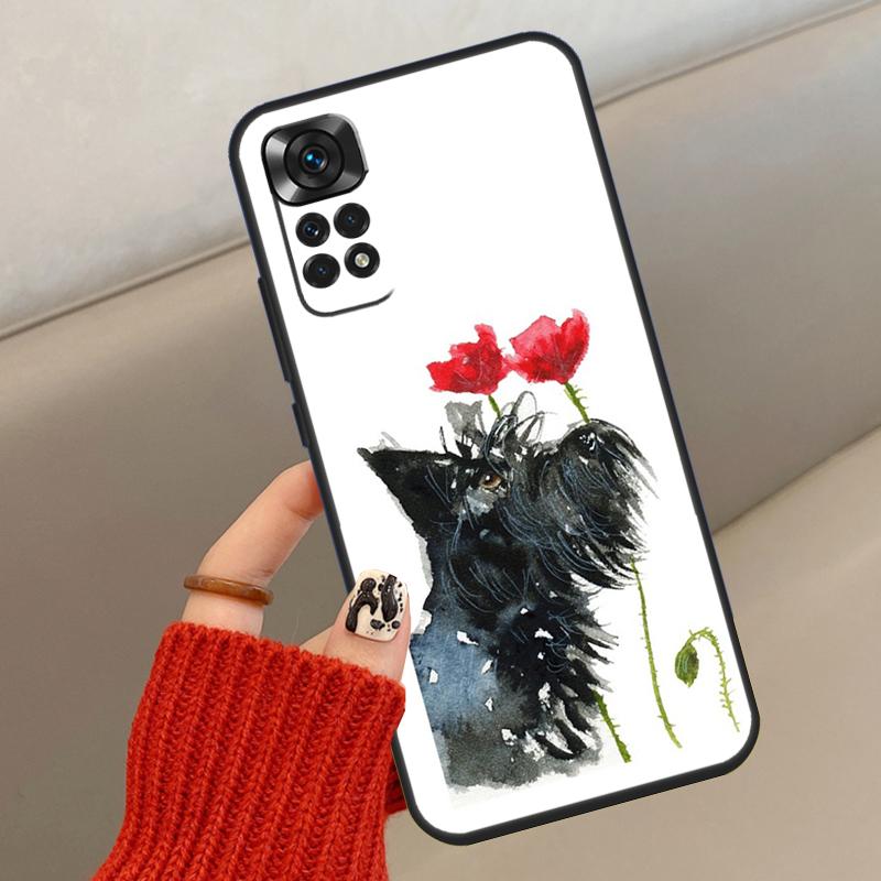 

Cute Scottish Terrier Dog Case For Xiaomi Redmi Note 13 12 11 10 14 15 Pro Plus Cover For Redmi 15C 14C 10C 12C 13C 15 Redmi Note 15 Pro 5G