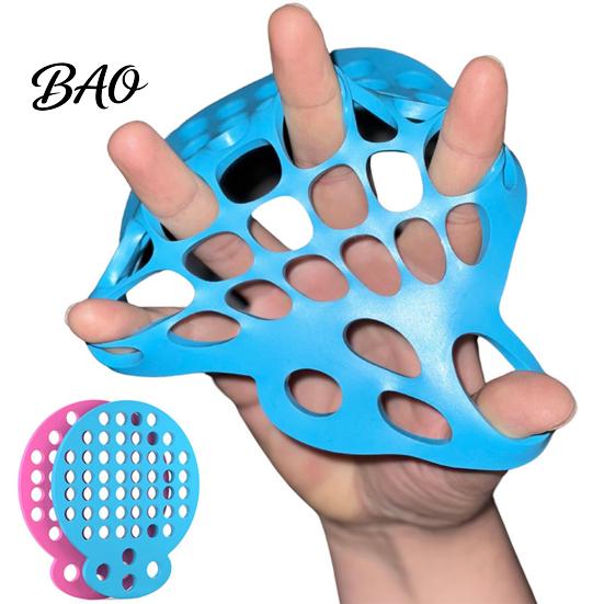 Physical Therapy Finger Mesh Stretcher Hand Equipment, Stretching Exerciser for Strength Compact Training, Therapy, Silicone Exercise Resistance