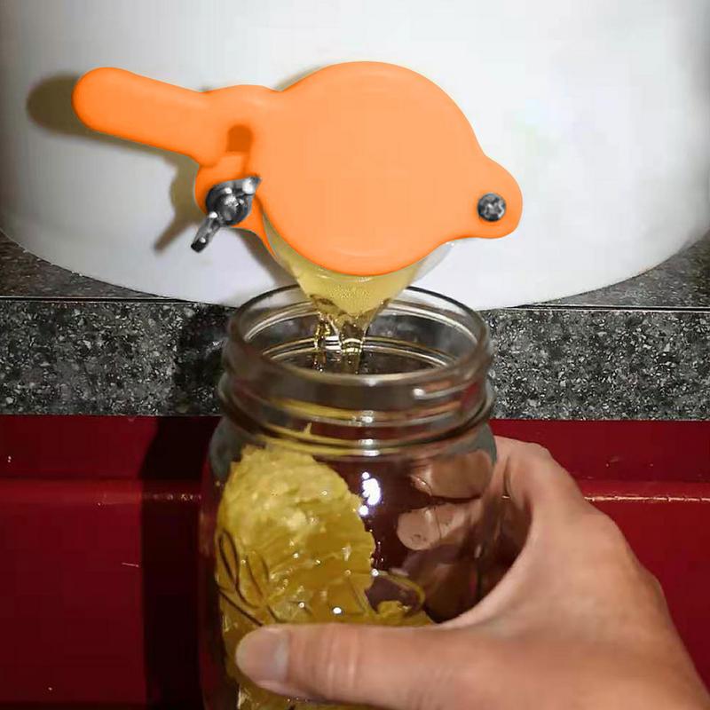 Honey Shaker Honey Mouth Shaker Honey Bucket Accessories Bee Faucet Gate Valve Bottling Honey Extractor Beekeeping Tools