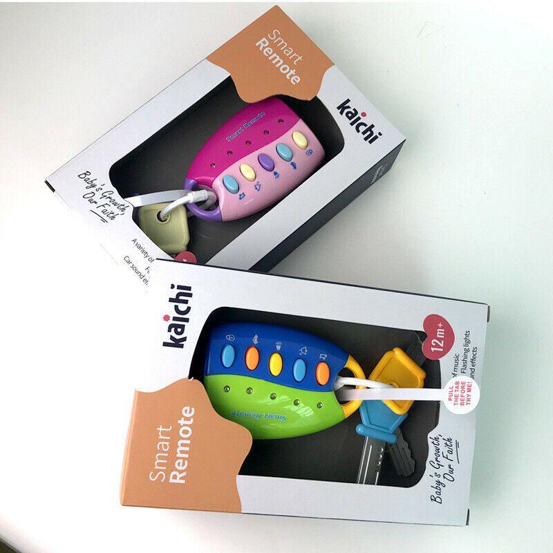 Entzückender Baby-Autoschlüssel Musikalische Schlüssel Spielzeug Mit Ton- Und Lichtfunktionen Für Lustiges Spielen