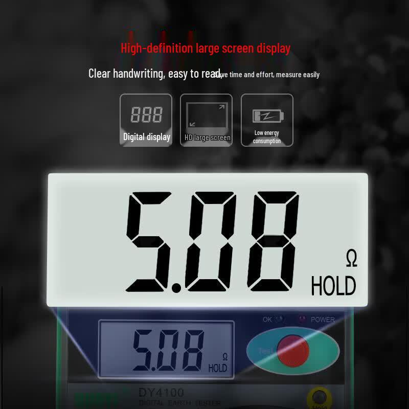 DuoYi DY4100 Digital Ground Resistance Tester (CN Version)