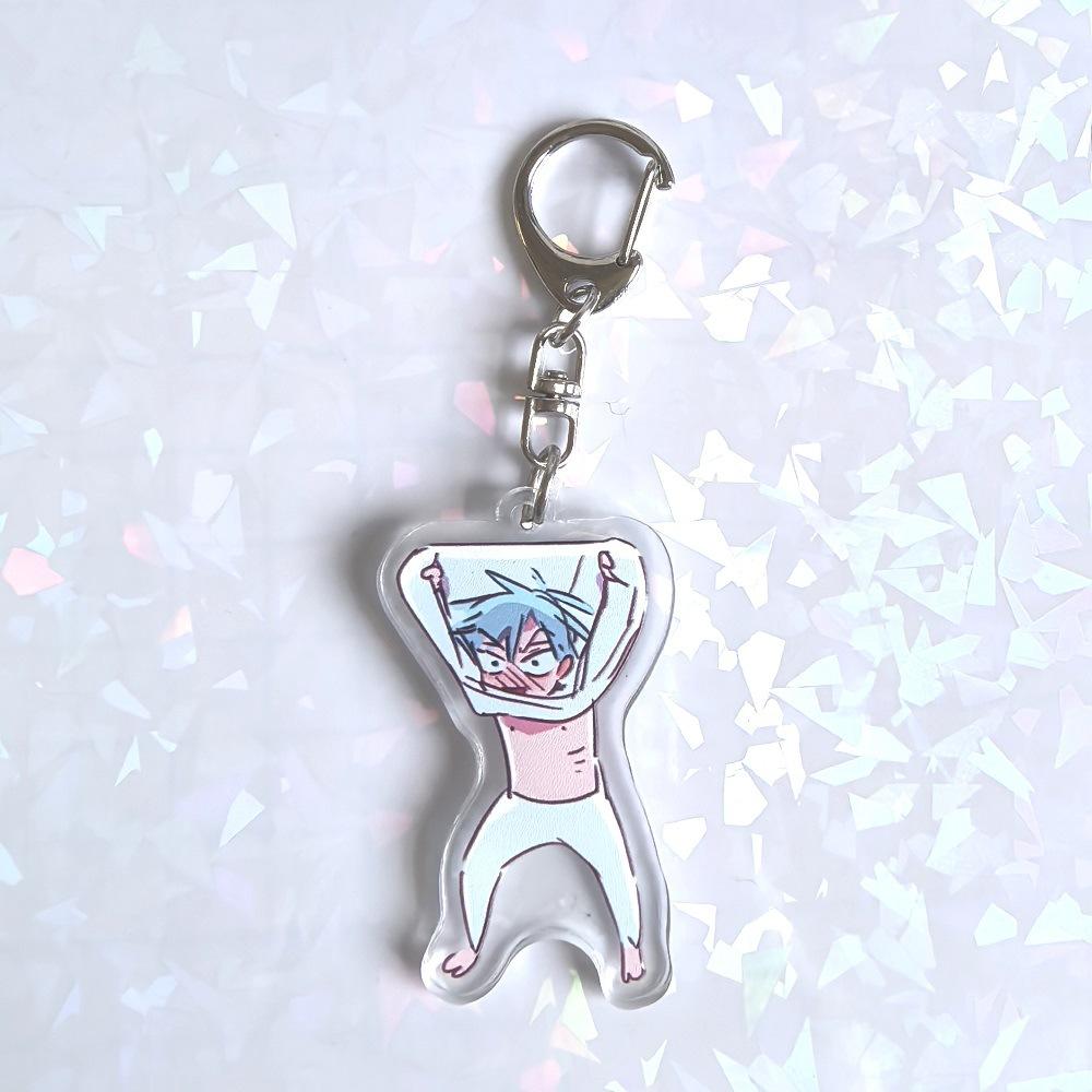 Alien Stage Japanese Anime Peripherals Acrylic Keychain Collectible Backpack Key Ring Creative Birthday Present For Boyfriend Plaything