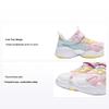 Li Ning Pantofi Sport Confortabili cu Talpă Joasă pentru Copii Pantofi de Alergare pentru Copii Sneaker Roz Albastru YKNT010-2