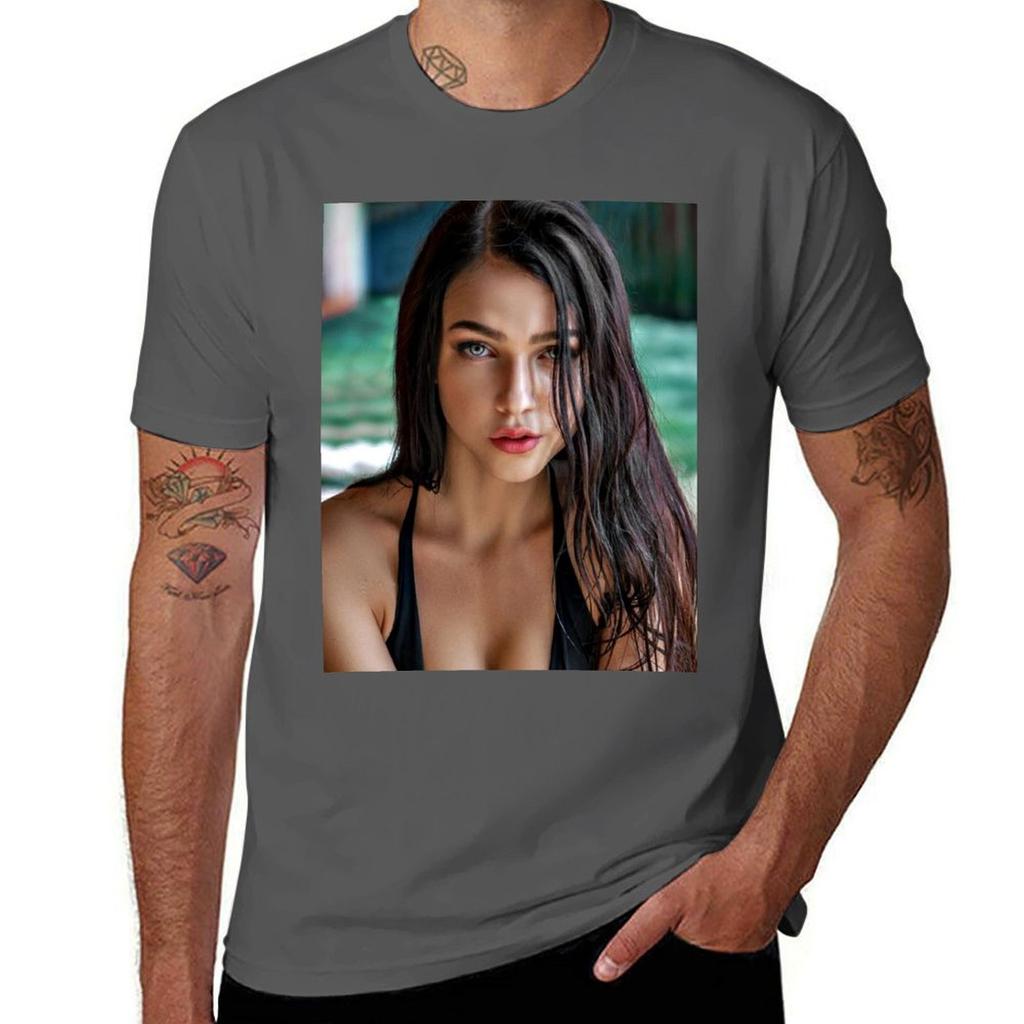 Georgina Mazzeo TShirt Casual Loose Daily Wear TShirt