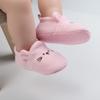 Baby Girls Shoes Casual Solid Color Cartoon Soft Bottom Non-Slip Toddler Kids Shoes