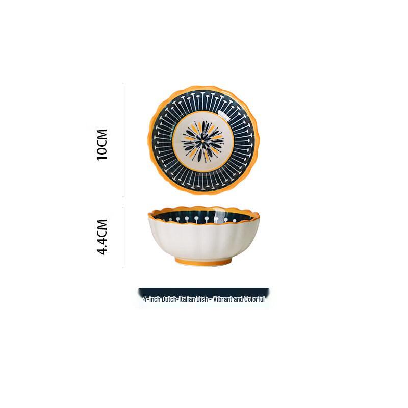 Jingbaodi Japanese Style Ceramic Tableware Set