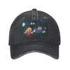 The Deer  Nights In The Forest Game Denim Fabric Cap Casual Baseball Caps Adjustable Hat Summer Unisex Baseball Hats