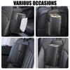 Easy to Install Vehicle Seat Mounted Tissue Holder and Storage Bag for Tissues and Small Items Waterproof Leather