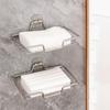 No Punching Wall Mounted Soap Rack Stainless Steel Soap Dish Durable Soap Holder  Home Bathroom