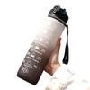 32oz Gradient Water Bottle 1L Large Capacity Space Cup with Straw & Handle for Outdoor Sports