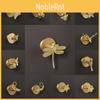 Leaf Ginkgo Brass Angel Bird Dragonfly Wall Hook With Adhesive For Decor Door