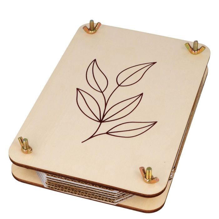 Cadre herbier - ARTEMIO - 27 cm - Bois - Beige - Design contemporain