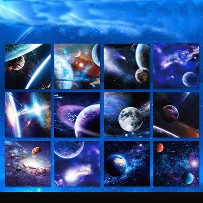 Lot de 50 feuilles de papier origami carrées pour enfants, bricolage, fait à la main, double face, coloriage, pliage, artisanat, décoration, matériel artistique, papier étoile éducatif