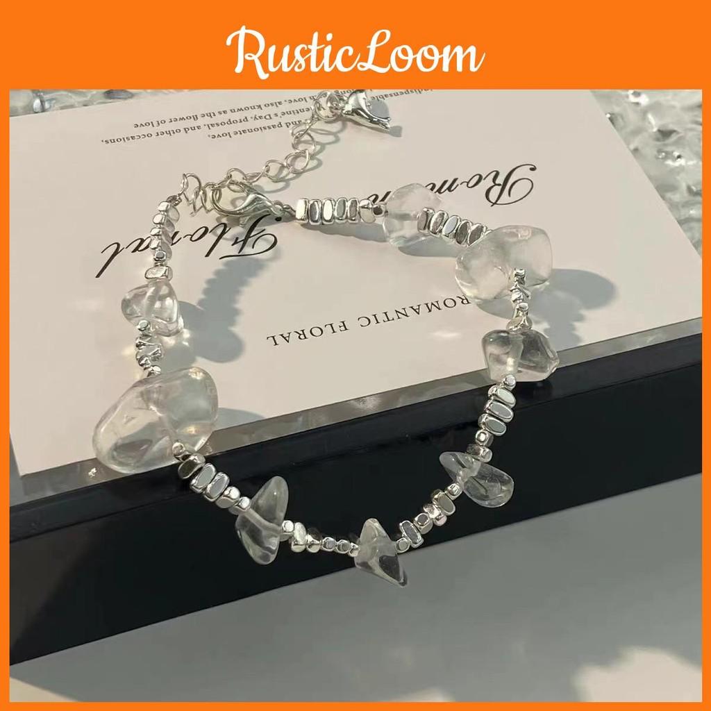 Crystal Glass Premium Shard Bracelet For Women Unisex Fashion Geometric