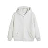 Unisex 420G Heavyweight Gray Hooded Cardigan: Trendy, Versatile Spring/Autumn Jacket for Couples