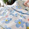 Air Conditioner Quilt Washable Cotton Lightweight Quilt Summer Comforter for Children Adult Type 4 150x200cm