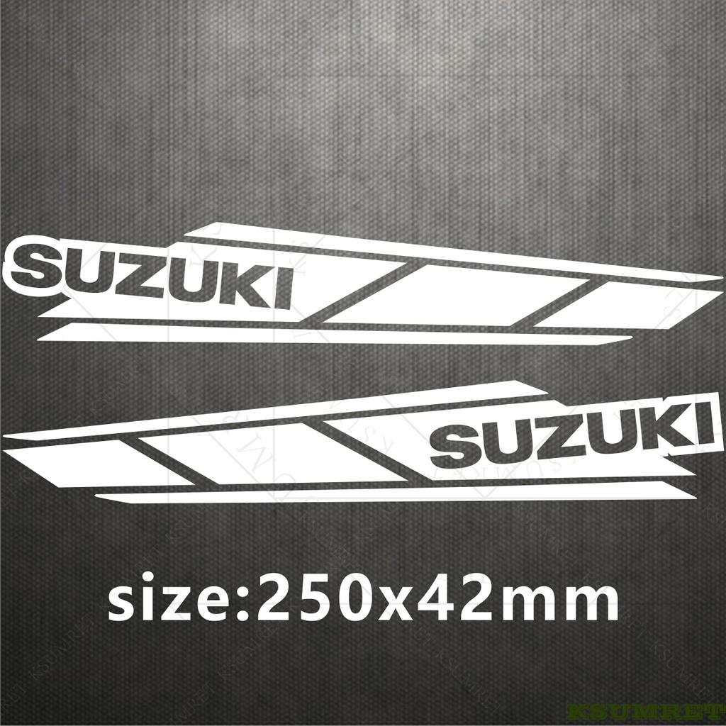 AAGJ1 Decalcomania in Vinile Adesivo Logo Suzuki Adesivi Moto Kit Riflettente per Casco