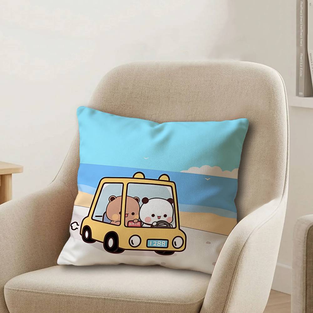 Bubu and Dudu Cute Pillow Anime Pillow Sofa Bed Head Pillow Cover Cushion Cover 45x45 cm Fashion