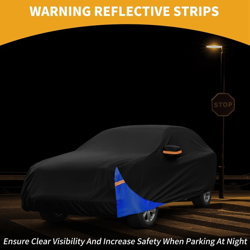Motoforti All-Weather Waterproof Car Cover - UV-Resistant Outdoor Full Exterior Protection for mg HS 2018- 210D-PU