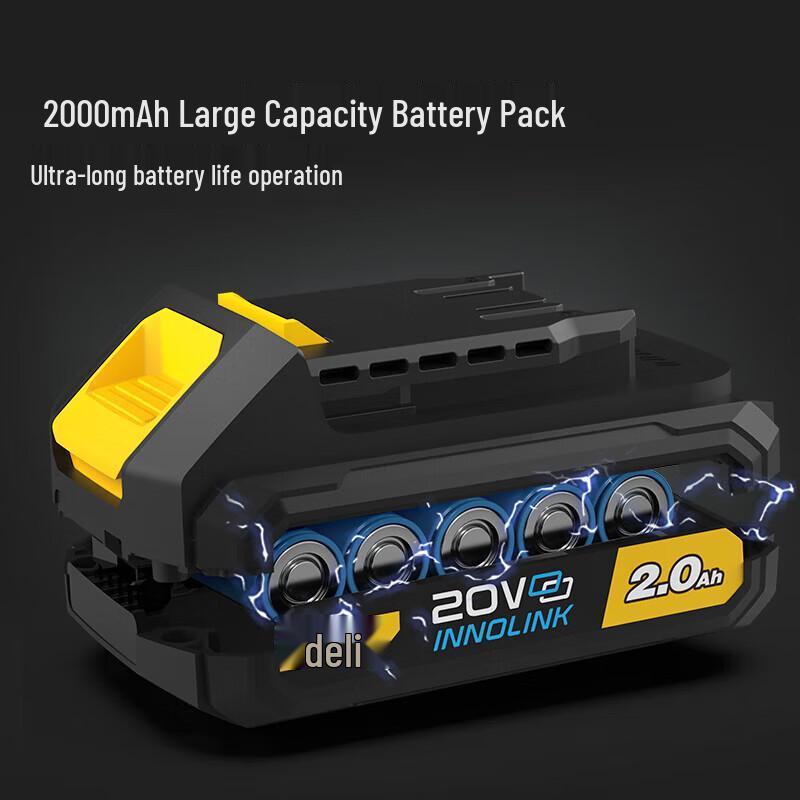 Deli DC120 20V Cordless Brushless Drill CN plug (adapter included)