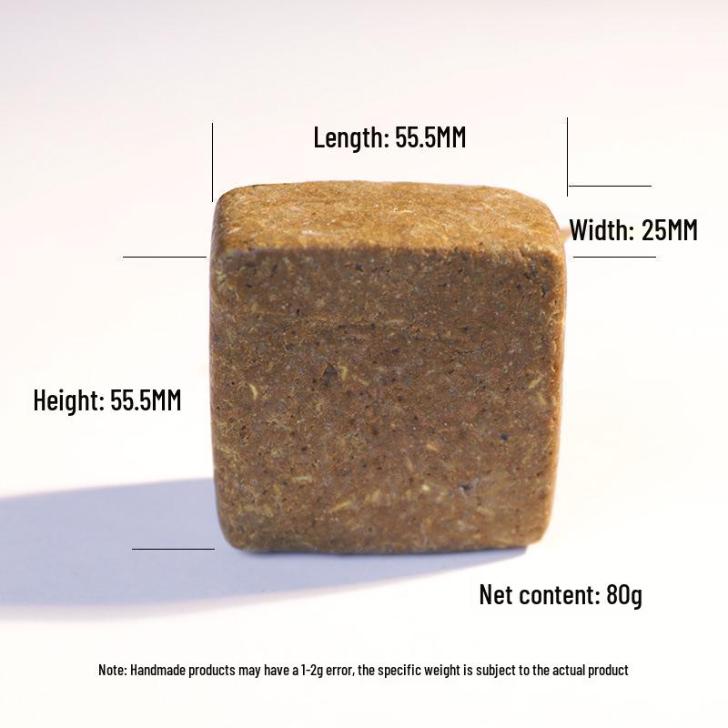 Natural Herbal Shampoo Soap with Oriental Arborvitae & Polygonum Multiflorum for Fluffy, Nourishing Hair Care