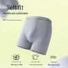 Yiershuang Men's 100% Cotton Antibacterial Boxer Briefs